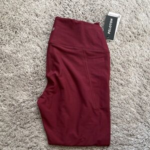 Peloton women’s Burgundy Leggings